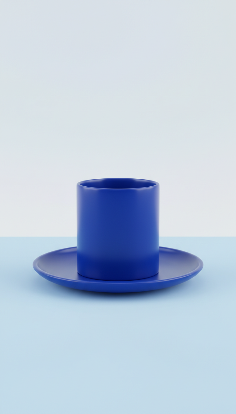 Cobalt Blue Ceramic Cup Set